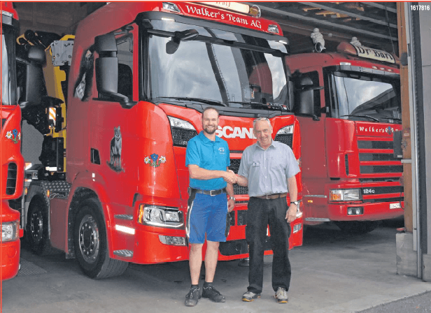 Company handover from Rudolf Walker to Michael Sollberger